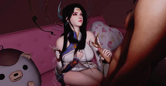 [3D/动态/VAM]游客01：玄衣 [891.6MB]-芒果游戏库