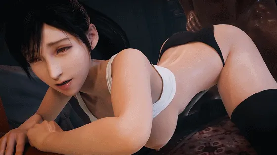 [3D/无修/CV]QOC 8月新作：朱诺+蒂法 [442.9MB]-芒果游戏库