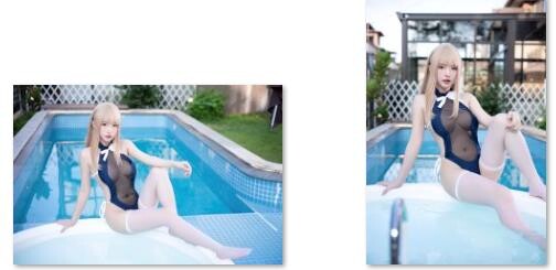 图片[2]-[COSPLAY] [清水由乃] 蓝色夏日 [49P] [200M]