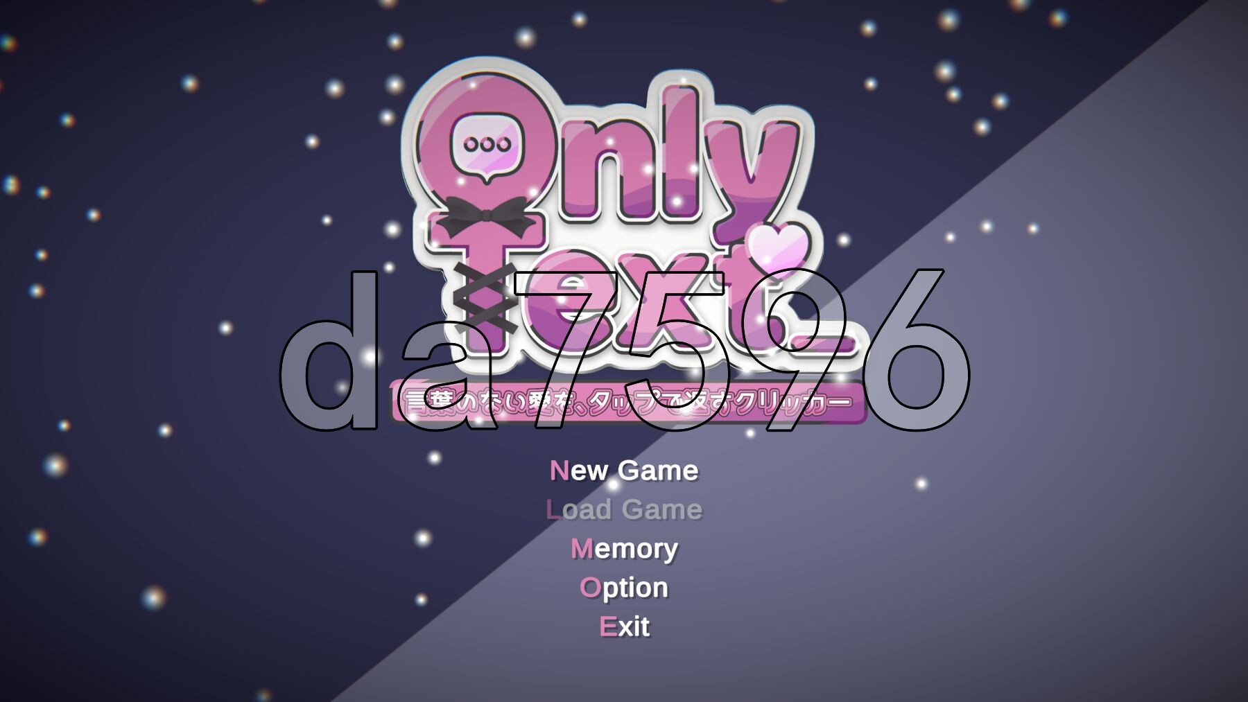 [曰式SLG/新坐] Only Text ~拥典击回英吴言之碍地典击尤细~ Only Text ~言葉のない愛を、タップで返すクリッカー~ 官方忠闻版+字带权回想解芳 [1.20G/转百度微云]