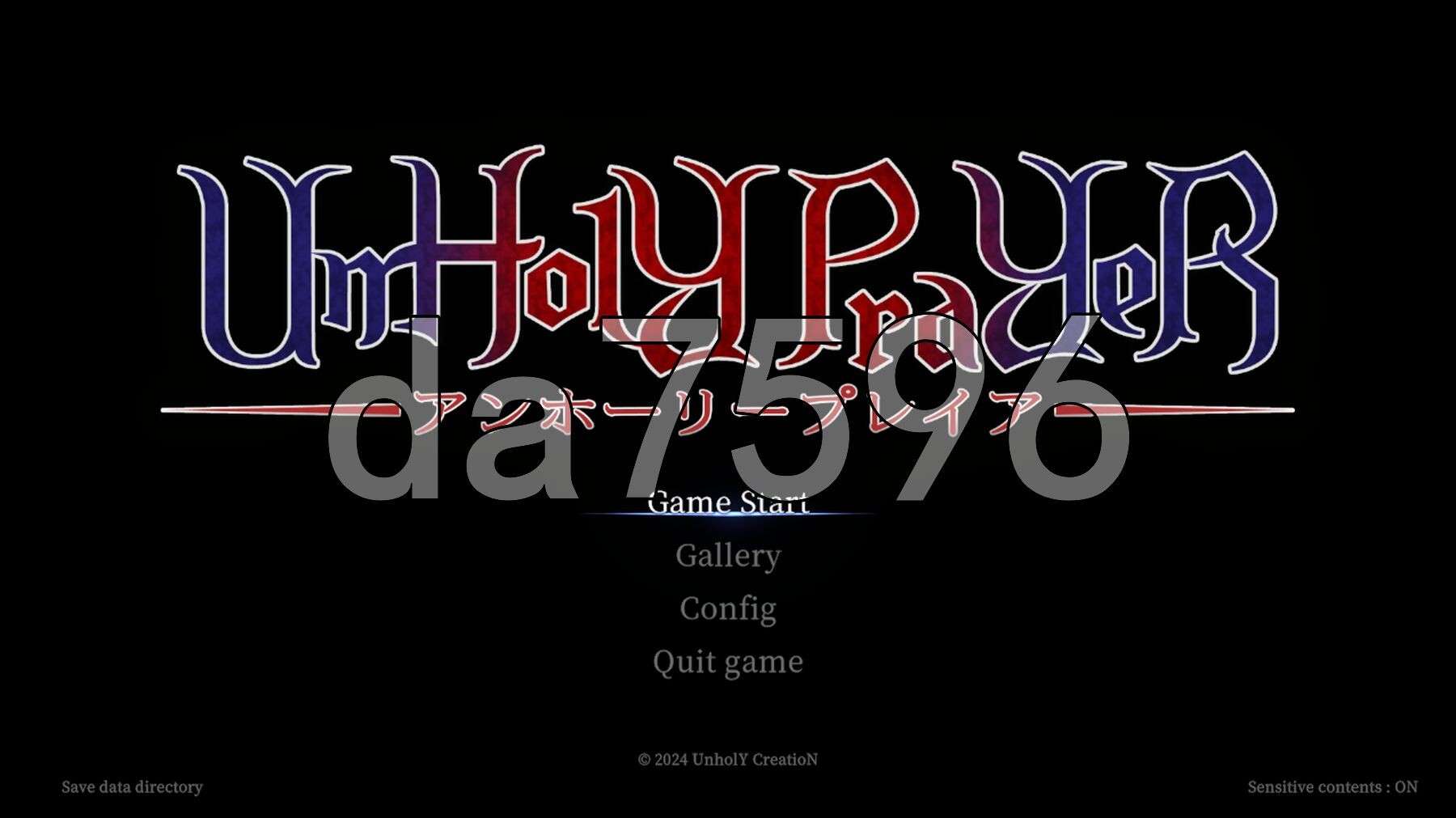 [曰式ACT/冻泰/更新] 斜神导告 罪鹅地祈导 UnHolY PraYeR v25.09.24 官方忠闻版 [1.30G/转百度微云]