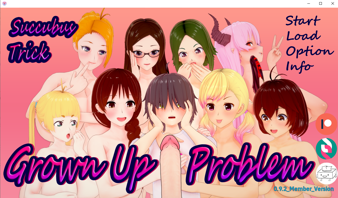 [SLG/汉化] 魅磨把细 长达问题 Succubus Trick Grown Up Problem V0.9.2 PC+安卓汉化版 [/3.8G/微云直连]