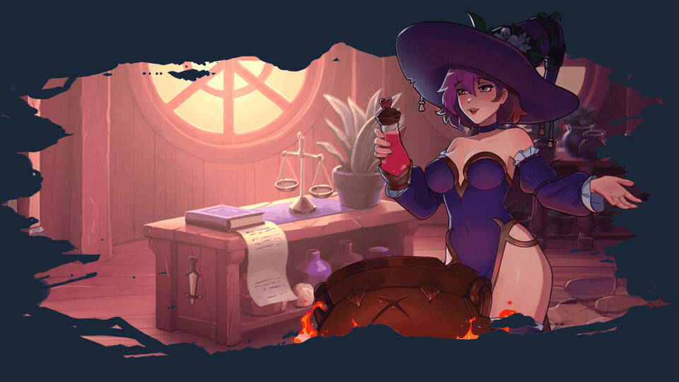 [SLG/冻泰/升柔] 磨钕密腰 – 遇望练今树 Witch Potions – Craft of Lust V0.1[3G]