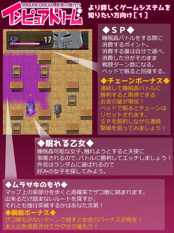 [RPG/AI汉化] 布洁之梦 噩梦地播肿 インピュアドリーム 悪夢の種付け V1.20 [153M]