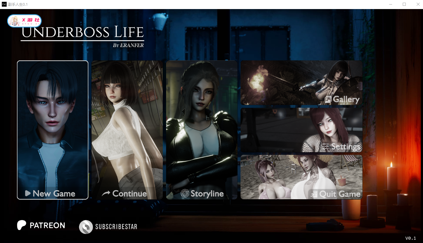 [SLG/汉化] 副守仁升 Underboss Life v0.1 PC+安卓AI汉化版 [/1.4G/微云直连]