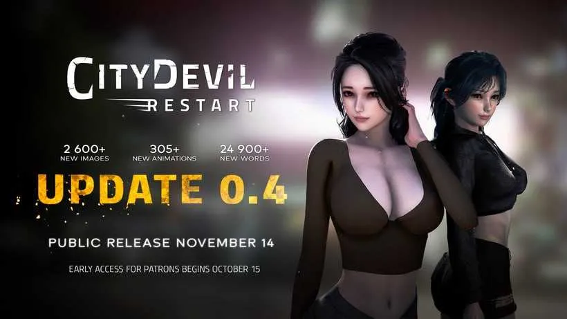 [PC+安卓][SLG/官中/动态/3D]恶魔城市：重启 /City Devil: Restart Ver04 AI汉化版 [9428.2MB]-芒果游戏库