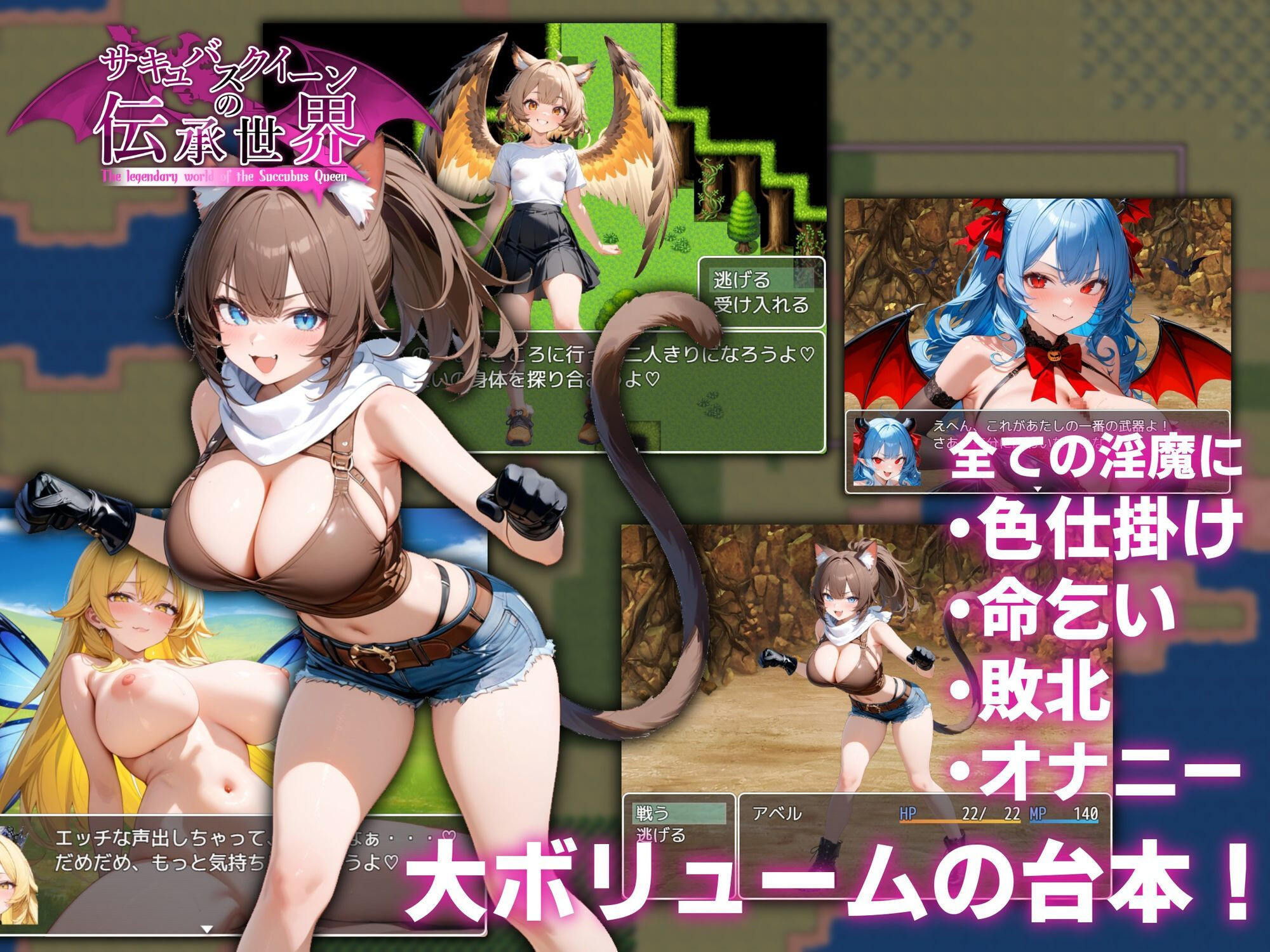 [RPG/冻泰/AI汉化] サキュバスクイーンの伝承世界〜マゾと银磨と誘或レベルドレイン瑟仕掛け〜 [PC/1.6G] 【FM/BD】