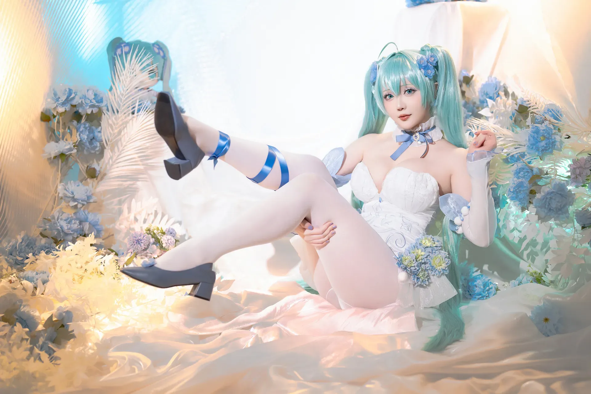 【写真】2024-2-A 初音未来 粉蝶花精灵 - 星之迟迟【54P-1V 4.77GB/UC】
