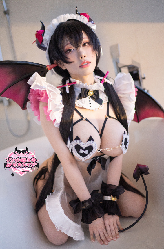 [cos写真]雨波HaneAme  原創 偷心惡魔女僕寫真書[80P-11V-839.1M]