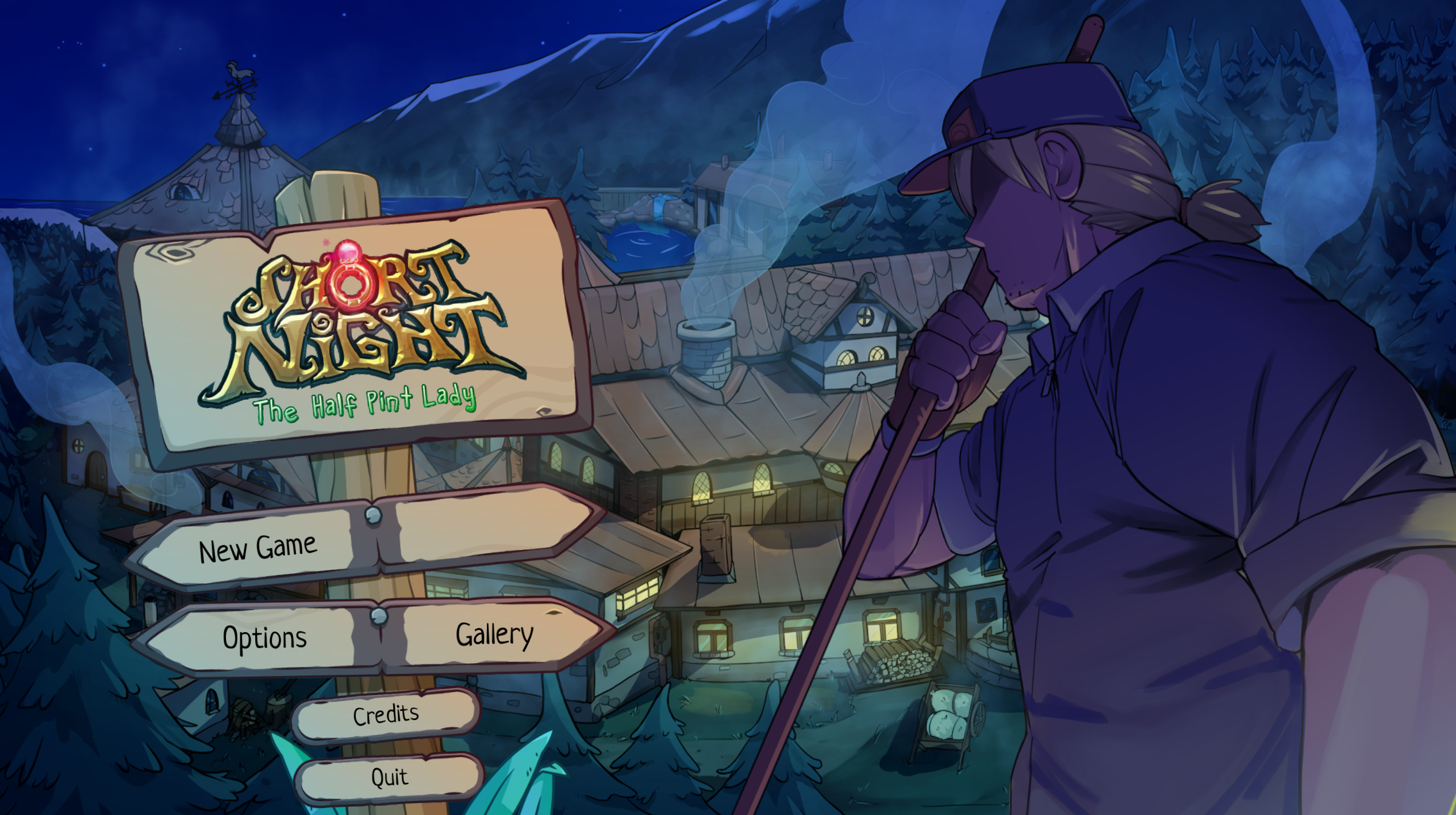 【SLG/PC/生肉】短夜:半品脱女士 Short Night The Half Pint Lady Alpha v3 [【280M】
