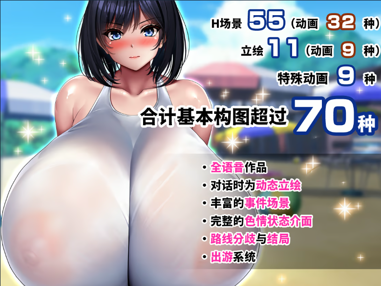 【PC/SLG/官中】与爆乳大学生同居吧！ / Living with the Absolute Bustiest College Girl Demo【832M】