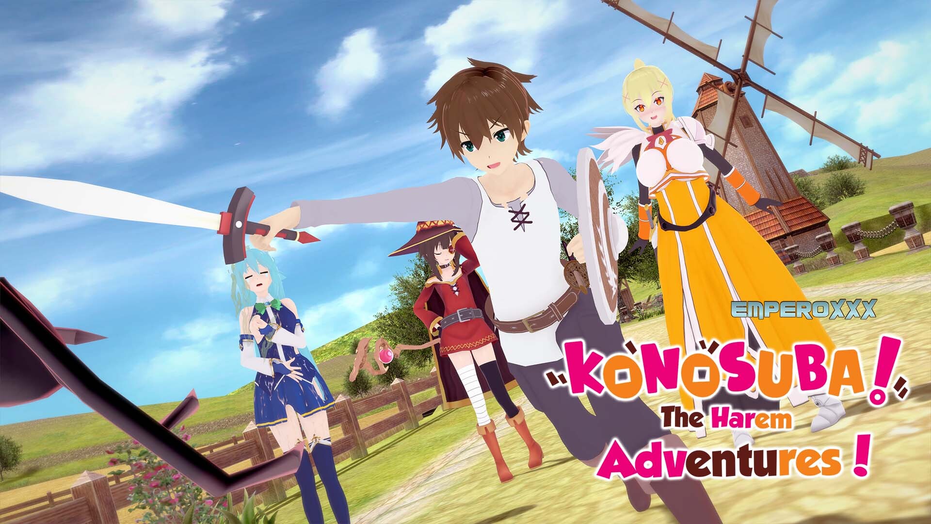 为美好的世界献上祝福!H冒险 KonoSuba – The Harem Adventures v3.1a 官中版 预览图 - 游戏 为美好的世界献上祝福!H冒险 KonoSuba – The Harem Adventures v3.1a 官中版 预览图 - 游戏