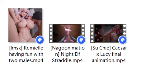 [3D/精致建模/新作]蕾米埃尔+露西+夜精灵[170MB/迅雷转百度/迅雷/UC]