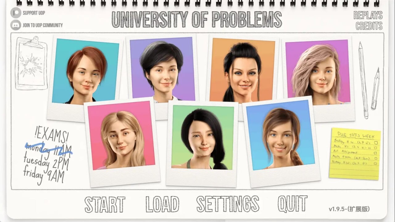 [SLG/3D/欧美]学院情缘 University of Problems v1.9.5 AI汉化版[PC+安卓/18.5G] [FM/BD]