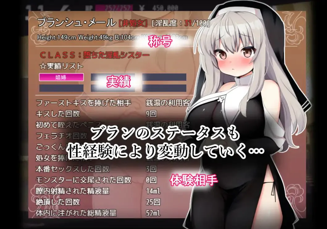 修女布兰与封印的恶魔 v3.0/シスターブランと封印の魅魔 双端 汉化版