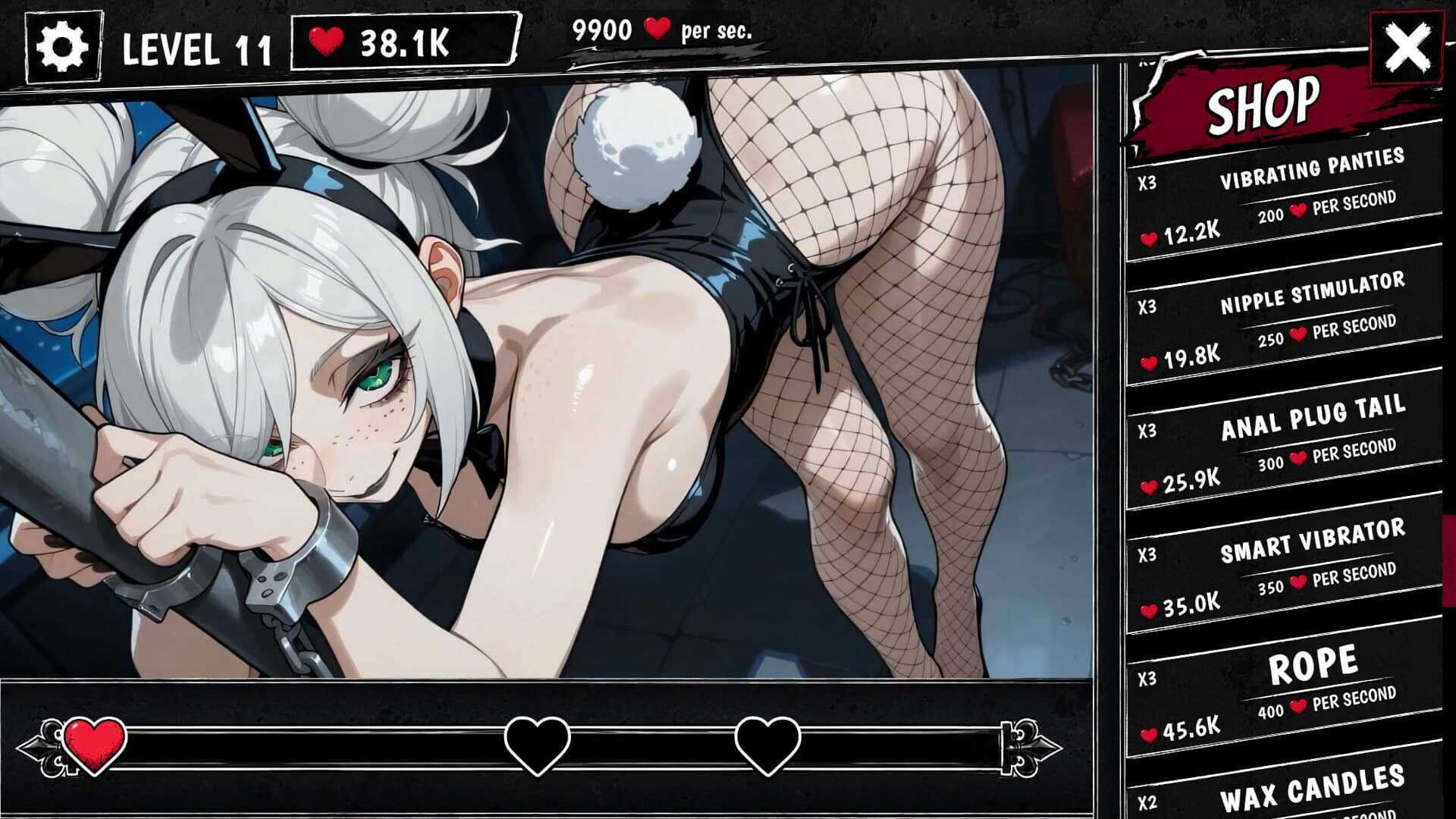 图片[5]-[SLG/动态/官中]巨乳哥特辣妹 Big Tiddy Goth Baddie🖤⛓️ STEAM动态官中版 [1G]-X次元社