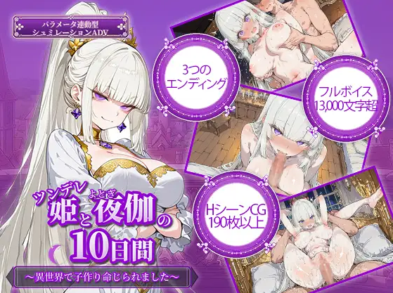 [SLG/汉化]傲娇公主与十日夜伽～在异世界被命令生子～ / ツンデレ姫と夜伽の10日間 〜異世界で子作り命じられました〜 [894M]-X次元社