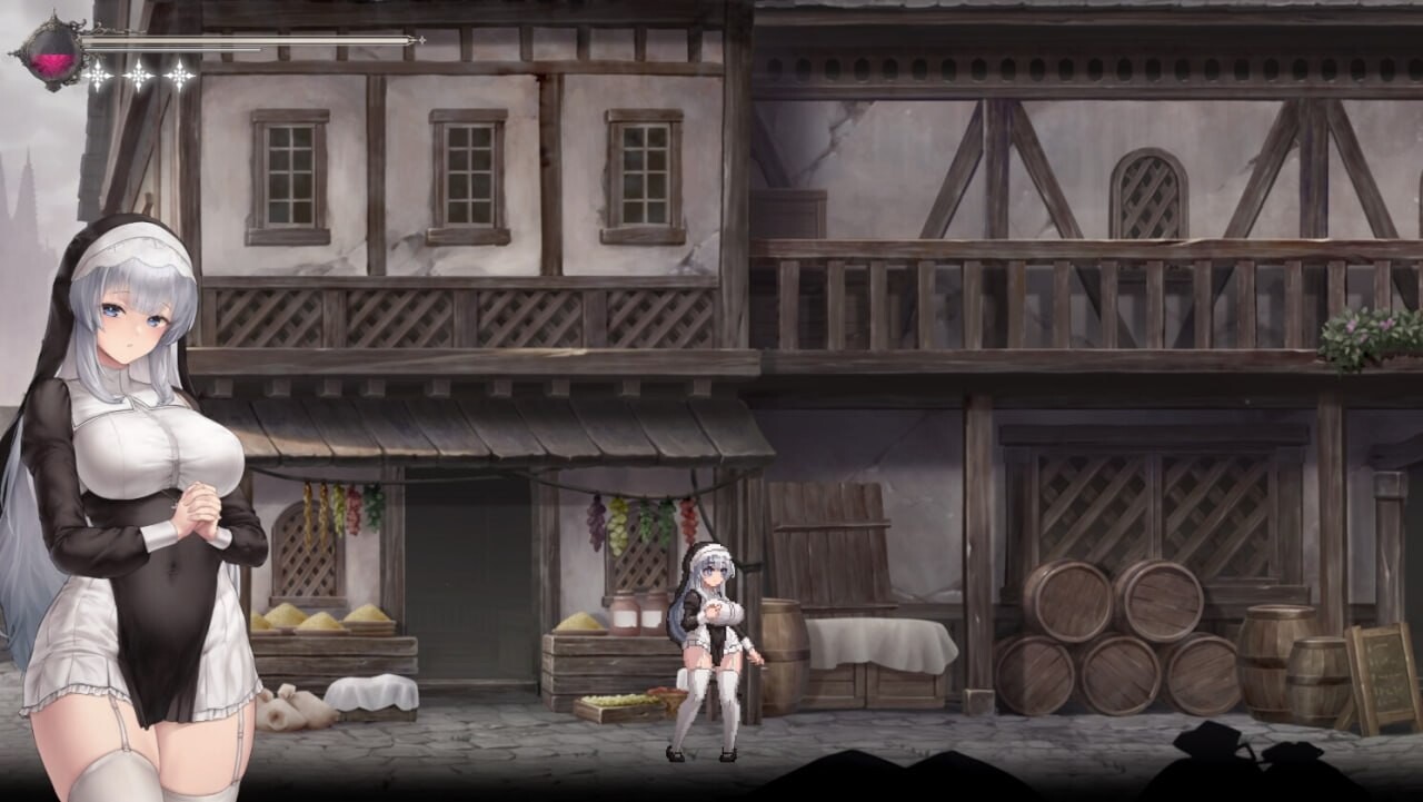 [ACT/2D/日式]淫肉圣女～在修女的雌穴里刻下孕印～ 淫肉聖女～シスターの雌穴に刻む孕み印～ Demo v0.2.0 官中版[PC/395M] [FM/BD]