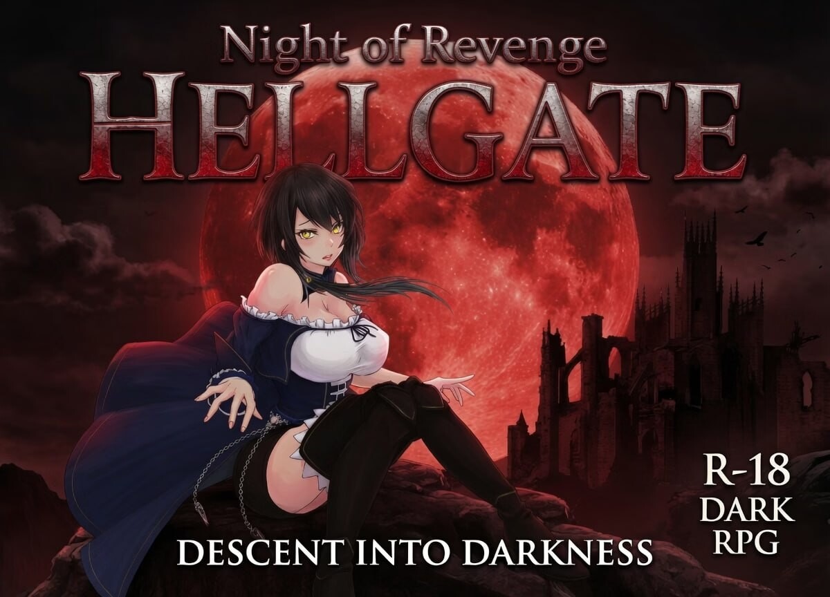 [RPG/2D/日式]魔女复仇之夜「地狱之门：堕入黑暗」Night of Revenge HELLGATE: Descent Into Darkness 大型扩展包 v1.2.7 官中版[PC/1G] [FM/BD]