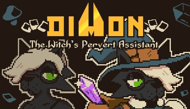 [SLG汉化PC像素动态无码新作]迪蒙 - 女巫的变态助手 Dimon - The Witch's Pervert Assistant  [FM/BD 200M]